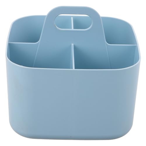 KICHOUSE Fach Aufbewahrungskorb Fall tragbarer Caddy-Organizer Malstifthalter lagercontainer aufbewahrungsbehälter Malerwerkzeughalter stationärer Organizer Plastik Sky-blue von KICHOUSE