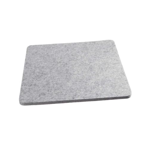 KICHOUSE Filz Platte Nadel Filz Matte Nadelfilz-Set Mini-bügelbrett Bügelunterlage Für Kleidung Mini-bügeln Matte Zum Bügeln Filznadeln Quiltzubehör Bügelmatte Bügelbrett Ersatz Grey Wolle von KICHOUSE