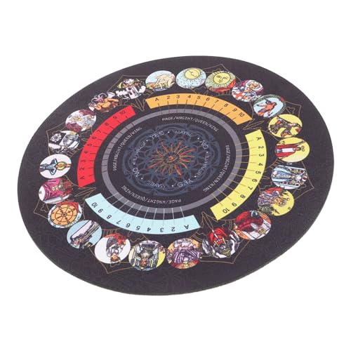 KICHOUSE Gummiunterlage Tarotkarte Tischdekoration Gummimatte Tarot Schreibtischdecke Tarot Desktop Matte Wahrsagerei Wahrsagerei Tischdecke Tarot Schreibtischschutz Tarot Matte von KICHOUSE