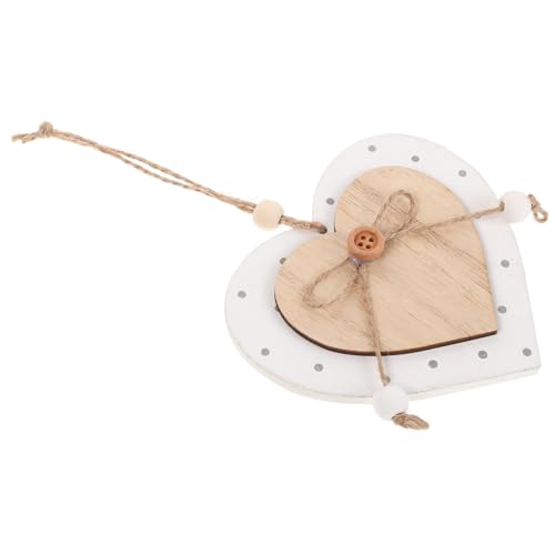 KICHOUSE Herz Aus Holz Zum Selbermachen Ausschnitte Herzausschnitte Herzschild Leeres Holz Herzförmige Hängende Ornamente Für Hochzeit Ornament Party Dekoration Stil B von KICHOUSE