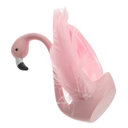 KICHOUSE Home Desktop Flamingo Entzückende Flamingo Verzierung Flamingo Miniatur Flamingofiguren Kawaii Tierskulptur Statue Hawaiianischer Flamingo Figuren Flamingo Modell Kuchenaufsatz von KICHOUSE