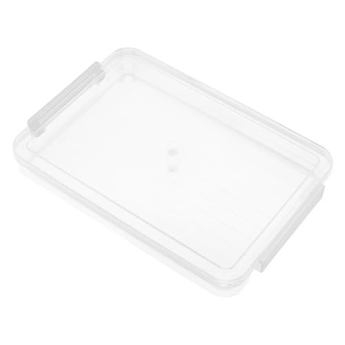 KICHOUSE Kasten Aktenbox aktenordner Archivbox Dokumentenbox aufbewahrungssystem schreibtischzubehör ordnerbox Organizer-Hüllen für Dokumentenpapier Büromaterialhalter Acryl Transparent von KICHOUSE