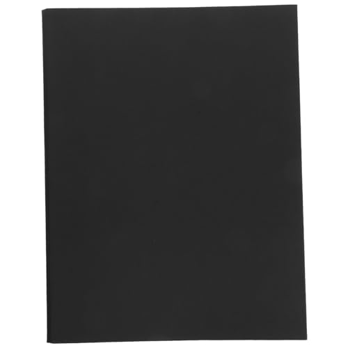 KICHOUSE Loseblatt-Bucheinband -Ringmappe Loseblattordner Verwaltungsordner -Ringbucheinband büromaterial Hard-Hand-Kontoabdeckung A4-Ringbuch Blindabdeckung Ringbücher A4 Kraftpapier Black von KICHOUSE