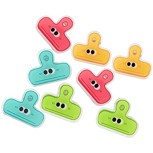 KICHOUSE Lustige Binderclips Netter Plastikclip Kleiner Augenclip Büroklammern Chip Clips Wäscheklammer Nette Papierklammern Papierclips für Dokumentpapier Fotoanzeige Pin Display Süßes von KICHOUSE