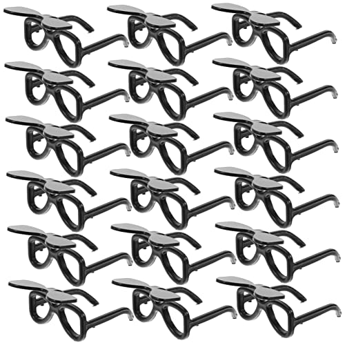 KICHOUSE Onnenbrille Kinder Mini Sonnenbrillen Für Puppen Bastelzubehör Für Ideal Für Rollenspiele Und Miniaturhäuser Doppellagige Farbenfrohe Sonnenbrillen Für Kleine Puppen Brille Fasching Kinder von KICHOUSE