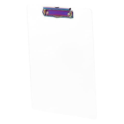 KICHOUSE Ordnerbrett Zwischenablage fürs Büro Datei Clipboard-Ordner A4 Schreibblock Planke schreibtafel Zwischenablage löschen transparente Klemmbretter A4-Klemmbrett Acryl KICHOUSE Ordnerbrett Zwischenablage fürs Büro Datei Clipboard-Ordner A4 Schreibblock Planke schreibtafel Zwischenablage löschen transparente Klemmbretter A4-Klemmbrett Acryl von KICHOUSE