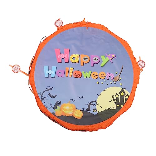 KICHOUSE Piinata Halloween lustige gruselige Piñata gruselige herunterziehende Piñata Dekorationen Spielzeug halloween party candy Halloween-Pinata-Dekor kindergeburtstag dekoration Papier von KICHOUSE