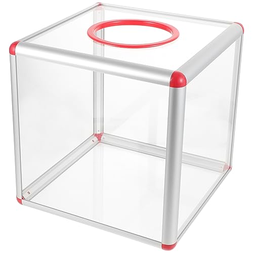 KICHOUSE Transparente Acryl Tombola Box Mit Schlitz Ideal Für Loskugeln Verlosungen Und Wettbewerbe Perfekt Für Hochzeiten Partys Und Spendenaktionen von KICHOUSE