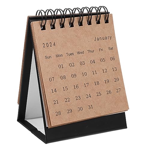 KICHOUSE Wandkalender 2024 Jahr Des Drachen Staffelei Kalender Tisch Monatskalender Mini Tischkalender Tischkalender Kleiner Tischkalender Monats Tischkalender Kalender Aus Papier von KICHOUSE