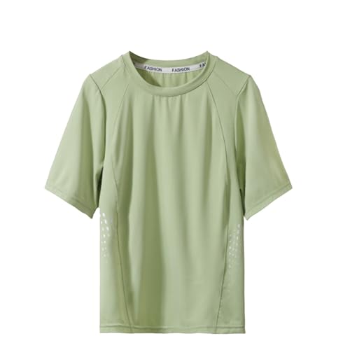 KIDSZJA Mädchen-Hemd, kurzärmelig, Netzstoff, atmungsaktiv, fließend, lockere Passform, Rundhalsausschnitt, Blusen, UK, sportlich, Sommer, niedlich, schnell trocknend, Kinder-Top, Workout, Yoga KIDSZJA Mädchen-Hemd, kurzärmelig, Netzstoff, atmungsaktiv, fließend, lockere Passform, Rundhalsausschnitt, Blusen, UK, sportlich, Sommer, niedlich, schnell trocknend, Kinder-Top, Workout, Yoga von KIDSZJA