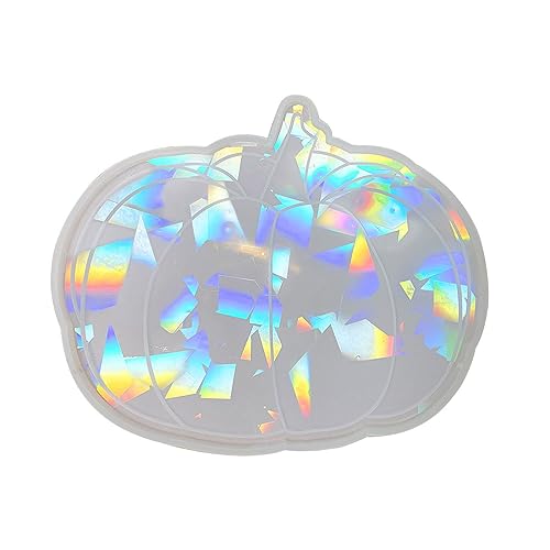 KIIFENG Holografische Untersetzer-Formen für Epoxidharz, Basteln, Kürbisse, Tasse, Matte, Silikonform, Halloween-Untersetzer, DIY, Heimdekoration von KIIFENG