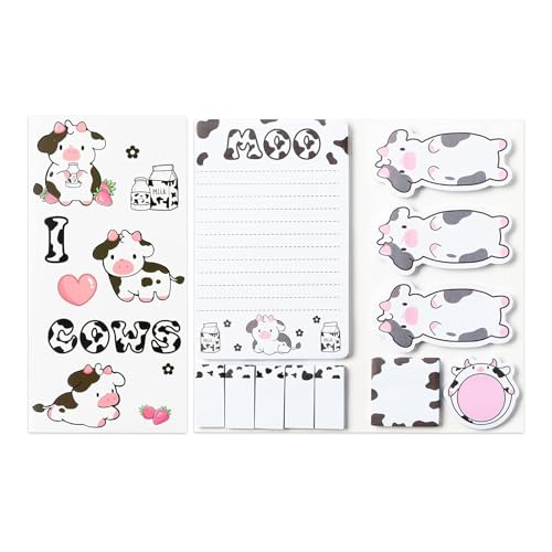 KIIFENG Notizpapier 800 Blatt Haftnotizen Cartoon Notiz Papier Selbstklebend Notiz Papier Sticky Index Tabs Buch Seitenmarkierung für Büro Schule von KIIFENG