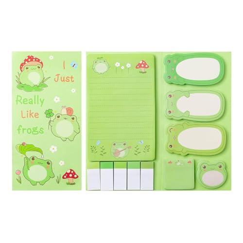 KIIFENG Notizpapier 800 Blatt Haftnotizen Cartoon Notiz Papier Selbstklebend Notiz Papier Sticky Index Tabs Buch Seitenmarkierung für Büro Schule von KIIFENG