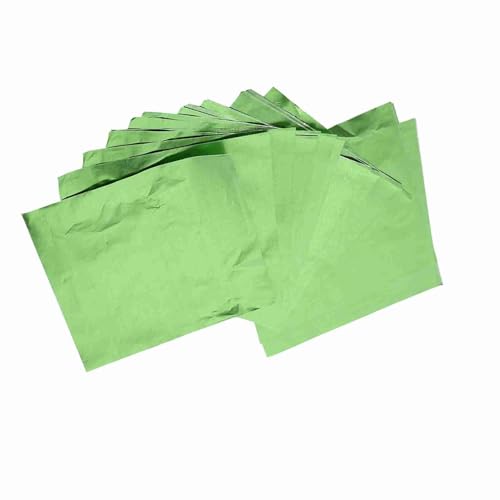 100 Stück Schokolade, Schokoladenverpackung, Zinnfolie, Glänzend, 8 8 Cm Große Verpackungen, A um Folie, Papierverpackung, Kochen, Essen, 100 Blatt, 1 Packung Verpackung für von KIMISS