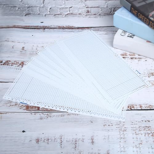 10pcs Strickmaschine Punch Card, 24 Stich Leer 10pcs Karte Blume für Strickmaschinen Punch Card Leere Karten Punchcards Punches KH821 KH831 KH851 KH860 KHJ880 KH868 KH871 10pcs Strickmaschine Punch Card, 24 Stich Leer 10pcs Karte Blume für Strickmaschinen Punch Card Leere Karten Punchcards Punches KH821 KH831 KH851 KH860 KHJ880 KH868 KH871 von KIMISS