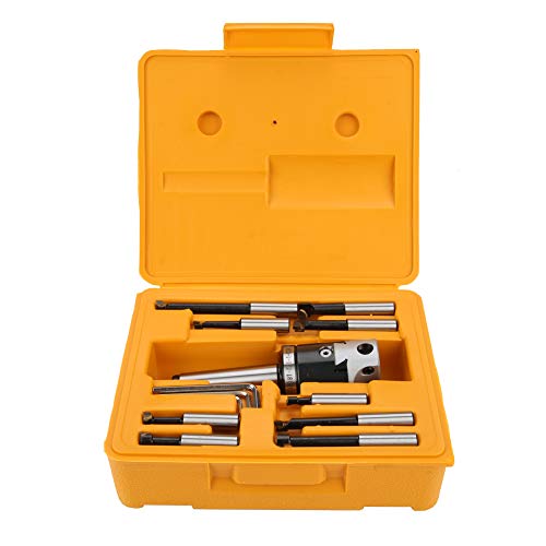 Bohrer-Set, 14-teilig, 1 Box F1 12 50 Mm mit 12 Mm MT3-Dorn Power, Garten- und Handwerkzeug-Stangensatz und 9-teiliges Set für Fräs- und Formbohrmaschinen von KIMISS