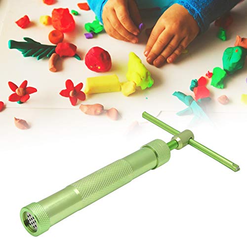 Edelstahl Grün, Stahlgrün Rotierende Schlammpresse, Ton, Kuchen, Bildhauerei, Modellierwerkzeuge, Rotierende Schlammpresse, Backen, Fondant, Extruder, Skulptur (GREEN) von KIMISS