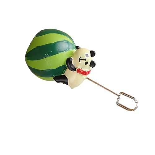 Entzückende Tier-Nachrichtenklammern aus Kunstharz, Schreibtischdekoration, Kleine Verzierung, Visitenkartenhalter, Fotoclip (PANDA) von KIMISS