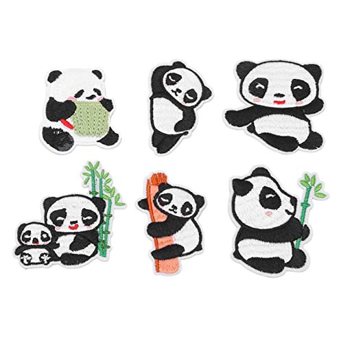 Panda Random Style Gemischtes Los mit 6 Stück von KIMISS