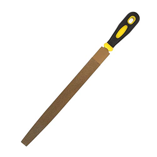 Raspel Flach, 6'' Bis 12'' Hartlötfeilen für Harte Flache, Sandgelötete Kraftfeile, Garten- und Handwerkzeuge, Metallschärfen, Schleifen, Schnitzen, 12 Zoll (12 Zoll) von KIMISS