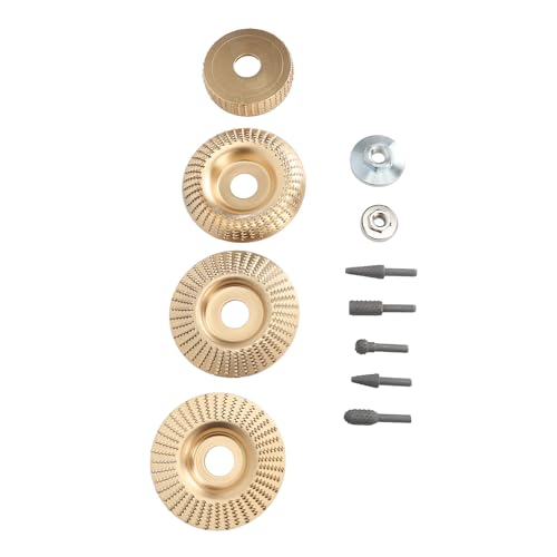 Ultimatives Holzschnitzscheiben-Rotationsfeilen-Set für Winkelschleifer: Effizientes Holzbearbeitungs-Form- und Schleif-Raspelrad-Zubehör von KIMISS