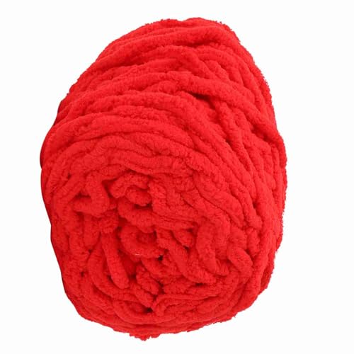 Weiches, Dickes Garn, Einzelnes Eisstreifen-Nadelstricken, Gewebt Zum Häkeln, Handwaschbare Schals, 0, Decke, Slipper-Linie, Pullover, Tücher, 11, Großes Rot (11 großes Rot) von KIMISS