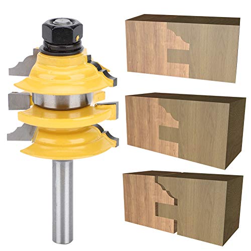 West Joint Router Bit & Holzfräsenschneider - 8mm Schaft -Präzisionsrouter Bit für Schranktüren, Fenster und Komplizierte Holzschnitze von KIMISS