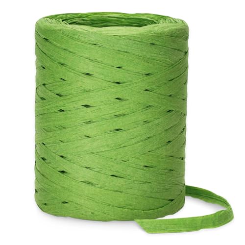 KINGLAKE 200M Bast Band,Naturbast Papierband, Bast Raffia Natur papierschnur, Packschnur für Handwerkliche Dekoration, Geschenkverpackung, Hochzeit, Weihnachten, Weben-Grün KINGLAKE 200M Bast Band,Naturbast Papierband, Bast Raffia Natur papierschnur, Packschnur für Handwerkliche Dekoration, Geschenkverpackung, Hochzeit, Weihnachten, Weben-Grün von KINGLAKE