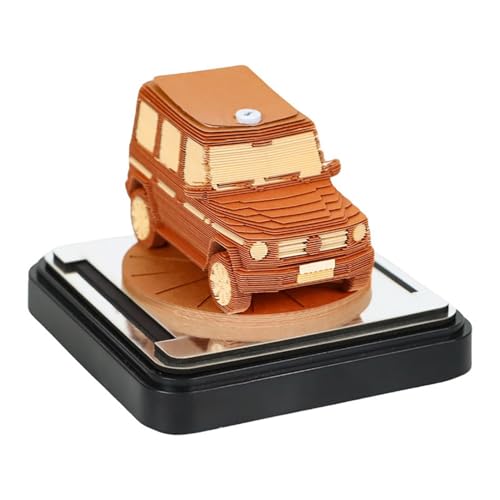 3D Calendar 2025, CARS Time Piece Calendar 2025, 3D Sticky Notes Tear Away Calendar, Art Calendar Paper Carving Gift Present, for School Home Office (CARS) von KIRVCN