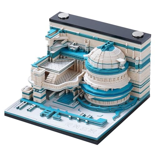 3D Calendar 2025 Palace Spirits, Time Piece Calendar 2025, 3D Sticky Notes Tear Away Calendar, Art Memo Pad DIY Carving Notepad, for Home Office Decoration Gift (Palace Spirits) von KIRVCN