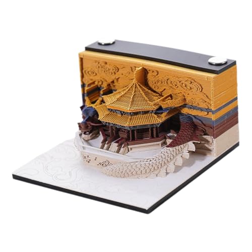 3D Calendar 2025 Shengjing Imperial Palace, Time Piece Calendar 2025, 3D Sticky Notes Tear Away Calendar, Art Memo Pad DIY Carving Notepad, for Home Office Decoration Gift (Shengjing Imperial Palace) von KIRVCN