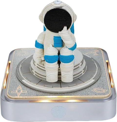 3D Calendar 2025 astronaut, Time Piece Calendar 2025, 3D Sticky Notes Tear Away Calendar, Art Memo Pad DIY Carving Notepad, for Home Office Decoration Gift (astronaut) von KIRVCN