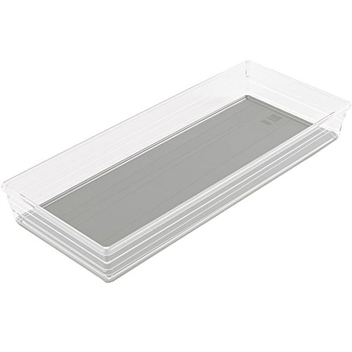 Kis Sortierbox Sistemo 15x37,5 cm in transparent-grau, Plastik, 15x37.5x5 cm von KIS