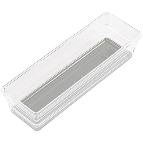 Kis Sortierbox Sistemo 7,5x22,7 cm in transparent-grau, Plastik, 7.5x22.5x5 cm von KIS