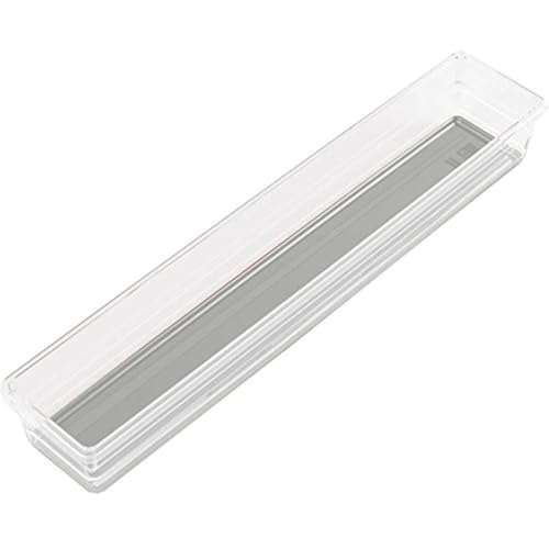 Kis Sortierbox Sistemo 7,5x37,5 cm in transparent-grau, Plastik, 7.5x37.5x5 cm von KIS