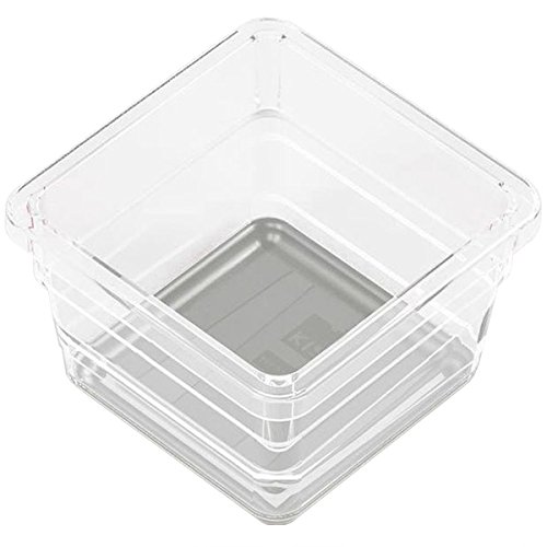 Kis Sortierbox Sistemo 7,5x7,5 cm in transparent-grau, Plastik, 7.5x7.5x5 cm von KIS