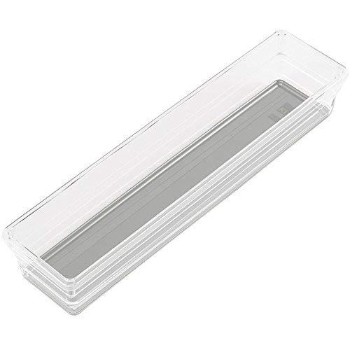 Kis Sortierbox Sistemo 7,5x30 cm in transparent-grau, Plastik, 7.5x30x5 cm von KIS