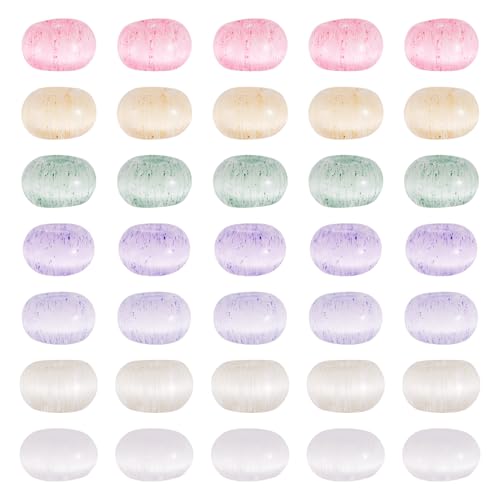 KISSITTY 70 g bunte Katzenaugen-Imitations-Perlen, runde Kristall-Abstandshalter-Perlen, Rondelle, transparente Perle, Halbedelstein, lose Perle für Armbänder, Charms, DIY, Schmuckherstellung KISSITTY 70 g bunte Katzenaugen-Imitations-Perlen, runde Kristall-Abstandshalter-Perlen, Rondelle, transparente Perle, Halbedelstein, lose Perle für Armbänder, Charms, DIY, Schmuckherstellung von KISSITTY