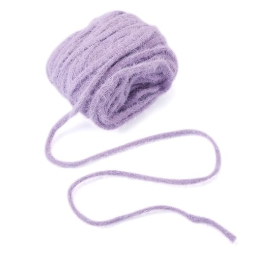 KISSITTY Premier Big Twist Garne zum Häkeln, 1/4 Zoll Plüschgarn zum Häkeln, Kleidung, Weben, Basteln, Nähen, Schleifen, Basteln, Schleifenherstellung, 20 Meter, Lila KISSITTY Premier Big Twist Garne zum Häkeln, 1/4 Zoll Plüschgarn zum Häkeln, Kleidung, Weben, Basteln, Nähen, Schleifen, Basteln, Schleifenherstellung, 20 Meter, Lila von KISSITTY