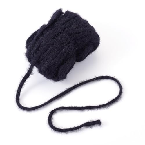 KISSITTY Premier Big Twist Garne zum Häkeln, 1/4 Zoll Plüschgarn zum Häkeln, Kleidung, Weben, Basteln, Nähen, Schleifenherstellung, Schwarz, 20 Meter KISSITTY Premier Big Twist Garne zum Häkeln, 1/4 Zoll Plüschgarn zum Häkeln, Kleidung, Weben, Basteln, Nähen, Schleifenherstellung, Schwarz, 20 Meter von KISSITTY