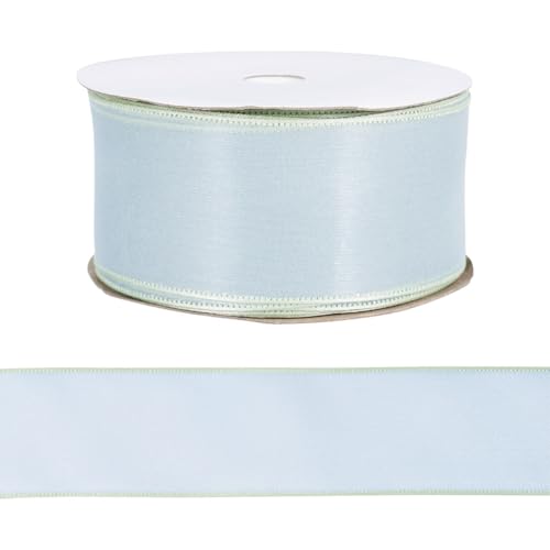 Organzaband, 20 Meter, 3,8 cm (1 1/2 Zoll), Geschenkband, Dekoration, Stoffband, Rolle für selbstgemachte Schleifen, Blumenarrangement, Zuhause, Party, Hochzeit, Festival, Dekoration (mittelgroßer von KISSITTY