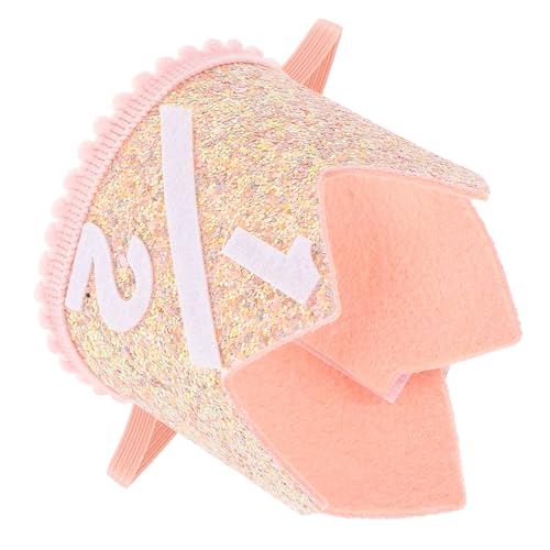 KITANDOVE ， Geburtstagsparty-hüte Schöne Kindergeburtstagsmütze Kinderparty-kronenhüte Partyhüte Für Kindergeburtstage Dekorative Kronenhüte Polyester Rose Gold von KITANDOVE