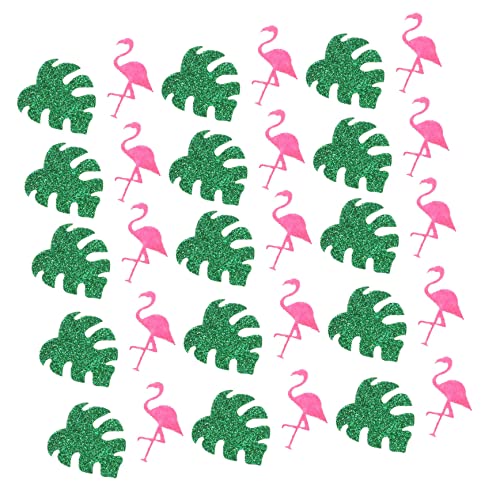 KITANDOVE 1 Flamingo-Konfetti Tischdekoration hawaii tischdeko vlies fotokugel Festivalbedarf Konfetti im Sommer streuen Ornament dekoratives Konfetti Party-Konfetti-Dekoration Nicht gewebt von KITANDOVE