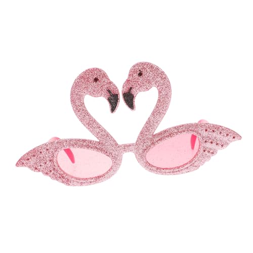 KITANDOVE 1 Paar Flamingo Sonnenbrillen Make Up Brillen Sonnenspiegel Sonnenbrillen Partyzubehör Partyzubehör Sommerbrillen Partybrillen Hawaiianische Dekorationen Neuartige von KITANDOVE