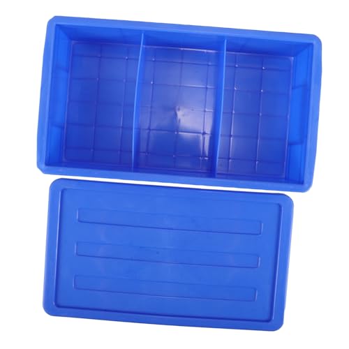 KITANDOVE 1 Set-Box Fachkasten werkzeugkästen kleinteilebox werkzeugkasten kunststoffbehälter sortierbox Bohrer-Organizer Werkzeugorganisatoren und -aufbewahrung Werkzeugkoffer Plastik Blue von KITANDOVE