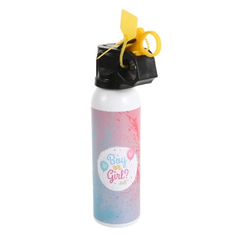 KITANDOVE 1 Sprühflasche Pulverspray -Dusche Requisiten Gender Reveal Requisiten Partydekoration feiern Partydeko für die Babyparty Geschlecht verrät Farbe Babyparty-Puderspray Plastik von KITANDOVE