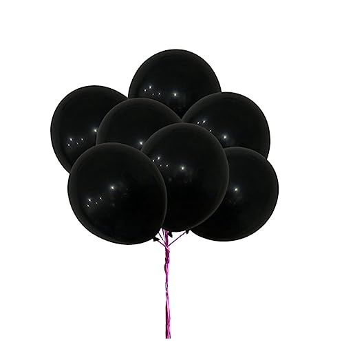 KITANDOVE 10 Stück 36 Party-latexballon Hochzeit Latexballon Perlenballon Latexballon Zum Geburtstag Gummiballon Black von KITANDOVE