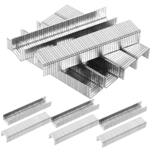 KITANDOVE 1000 Stück Code-nagel Heftklammern Für Die Holzbearbeitung Schmale Kronenklammern Kleine Pneumatische Heftklammern Pneumatische Heftklammern Für Holzarbeiten Kohlenstoffstahl von KITANDOVE