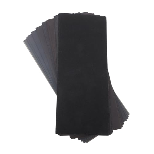 KITANDOVE 102st Schleifpapier-set Nass- Und Trockenschleifpapier Schleifpapier Für Holz Schleifpapier-sortiment Feines Schleifpapier Sandpapier Zum Basteln Schwarzes Siliziumkarbid Black von KITANDOVE