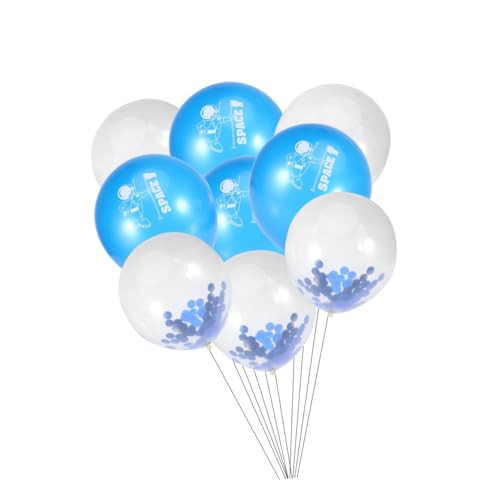 KITANDOVE 10St Weltraumballon kinder mitgebsel kindergeburtstag raumdeko Leichtgewichtige Ballons geburtstagsdeko Latexballons blaue luftballons blaue ballons Kinderparty-Ballon von KITANDOVE